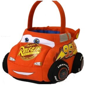 Pixar Cars Lightning McQueen Plush Treat Bucket